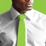 lime green necktie image